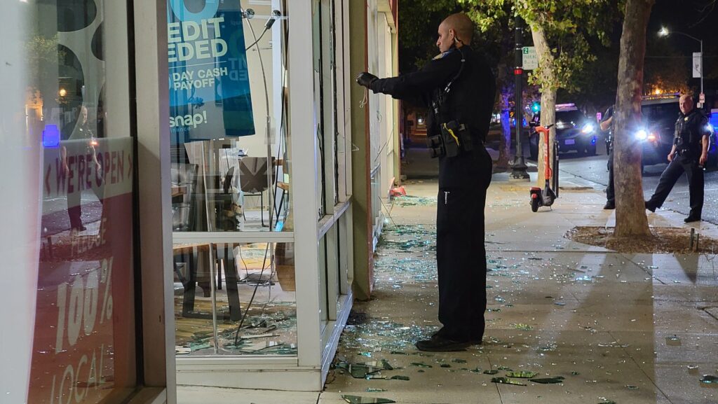 POLICE LOG: Felony Vandalism, Del Paso Business District, September 16, 2021