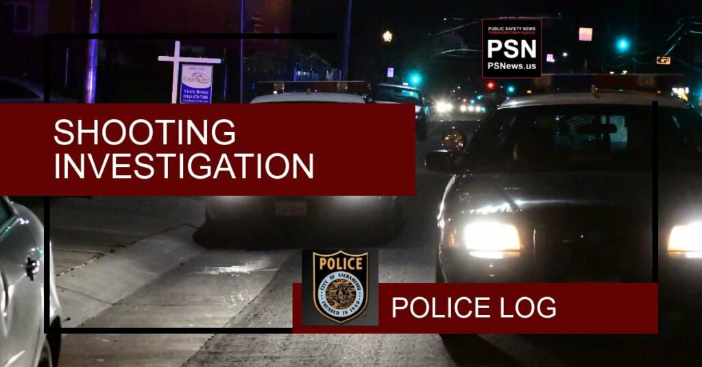 POLICE LOG: Shooting Investigation | Midtown, Sacramento