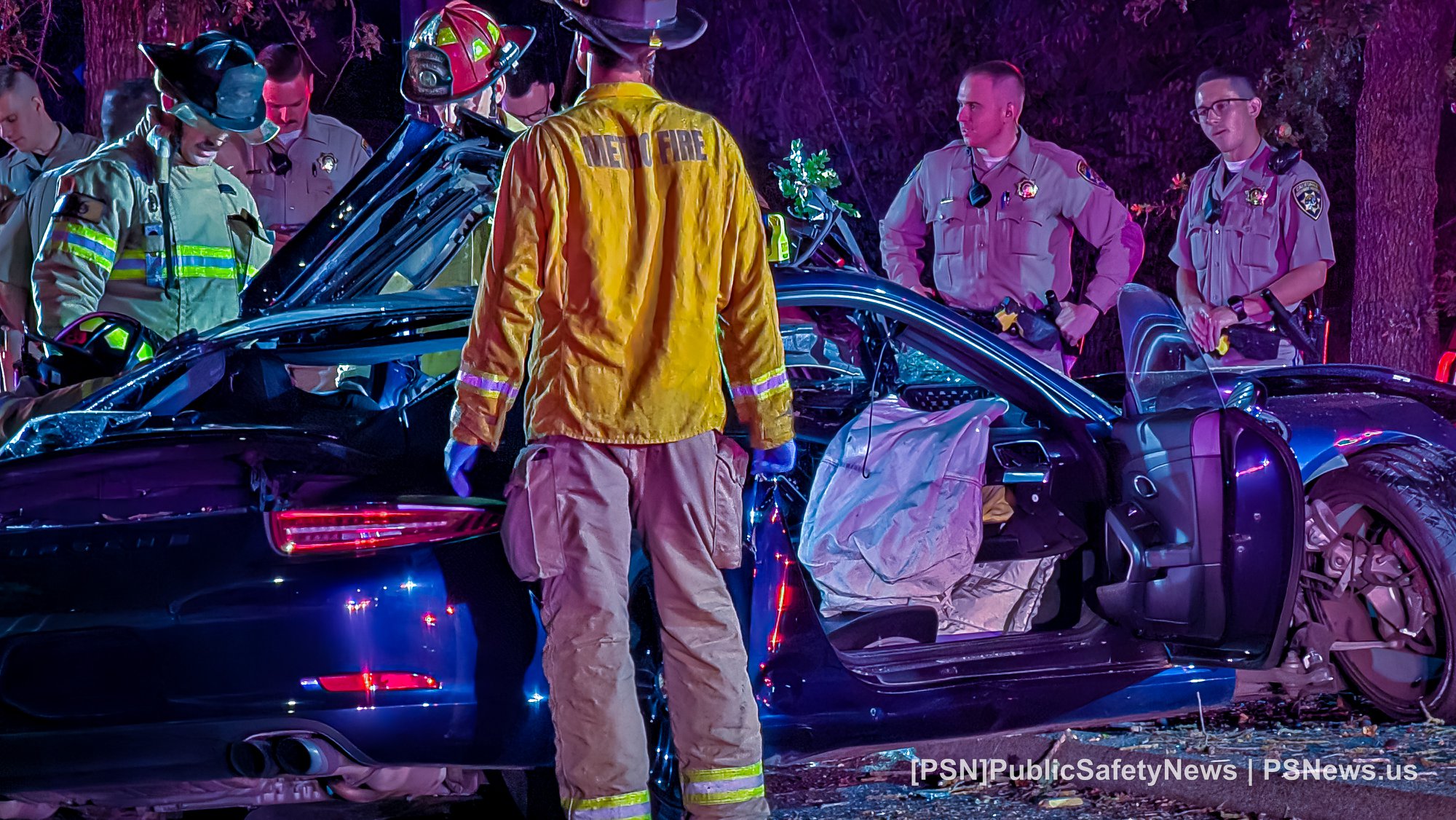 Solo Vehicle Collision Near Sacramento Bar Leaves One Dead, Another